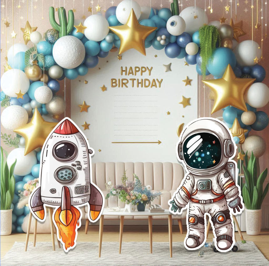 Astronaut & Rocket BF501-HS
