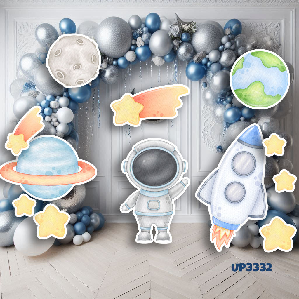 Astronaut, Rocket, Planets UP3332-FS-RB