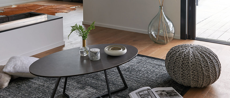 Table basse ovale céramique TORONTO