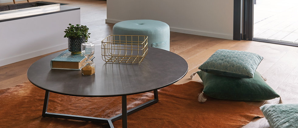 Table basse ronde céramique BILBAO