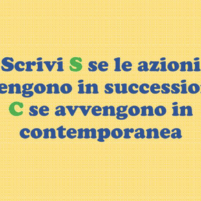 ESERCIZIO SUCCESSIONE E CONTEMPORANEITÀ