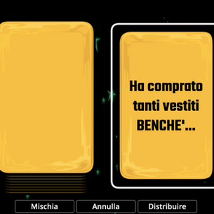 ESERCIZIO LE CONGIUNZIONI