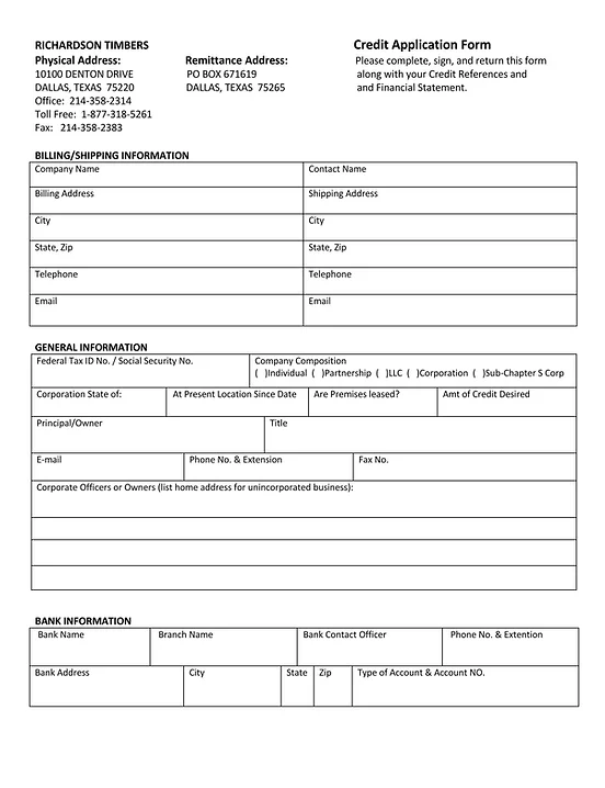 Forms Richardsontimbers
