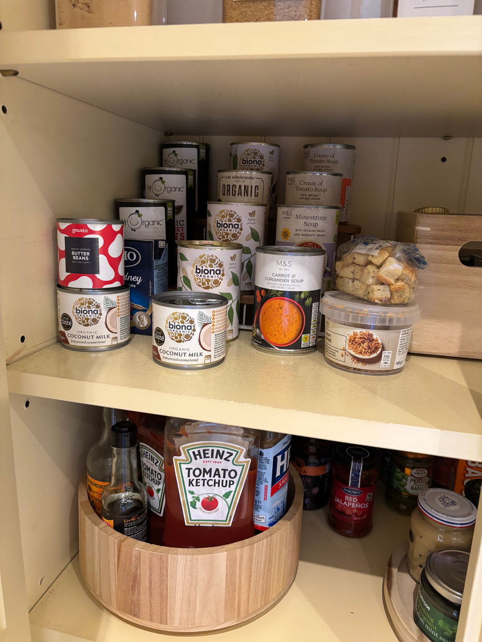 Pantry shelf