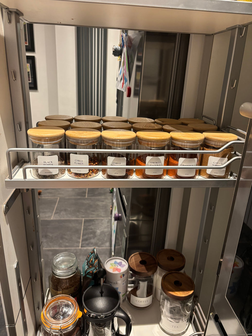 Pantry draw with storage
