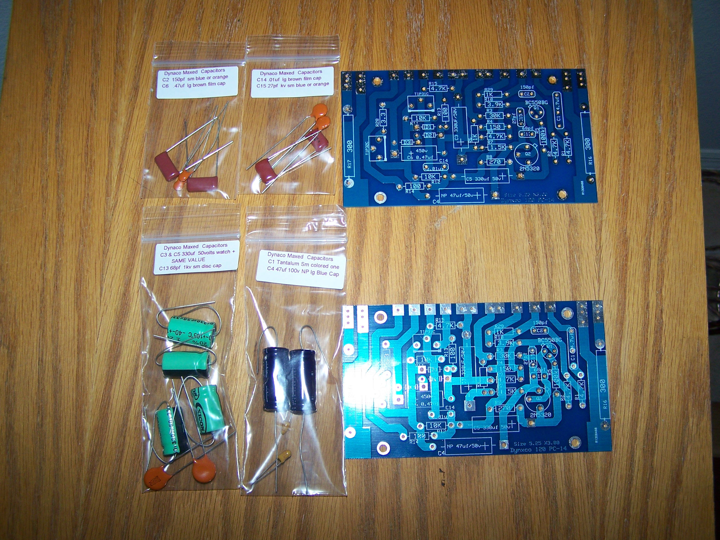 Dynaco ST-120 PCB's a pair you stuff the PCB's