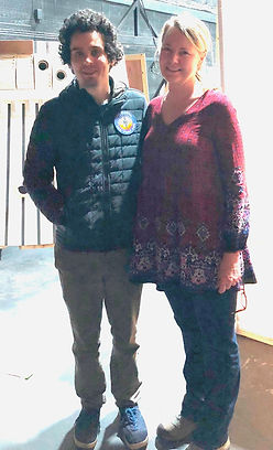 Elisa with Damien Chazelle