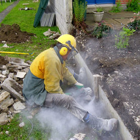 Clôture en bêton :