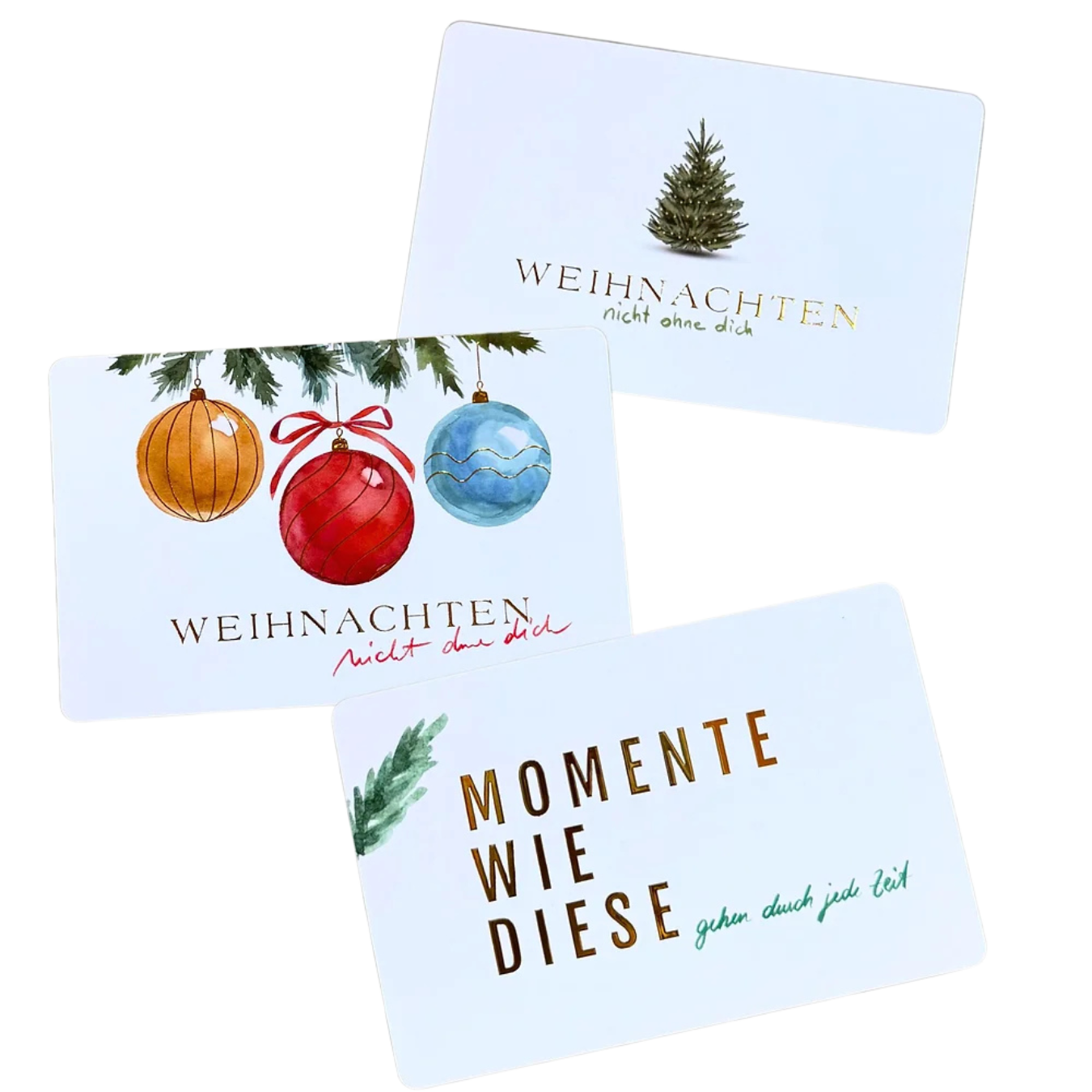 Weihnachtskarten-Set