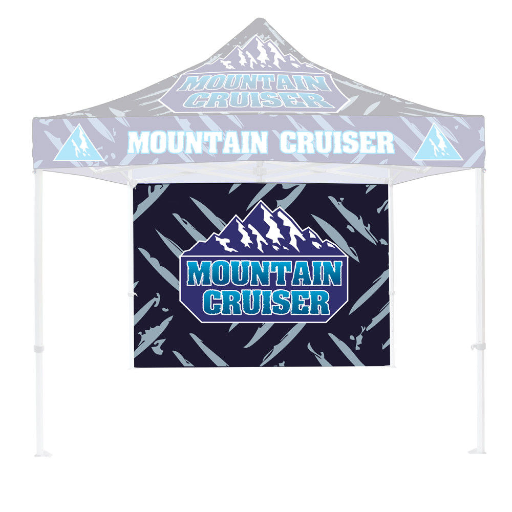 1 Backwall Single-Sided UV Fabric Graphic With 1 Rail For HEAVY DUTY