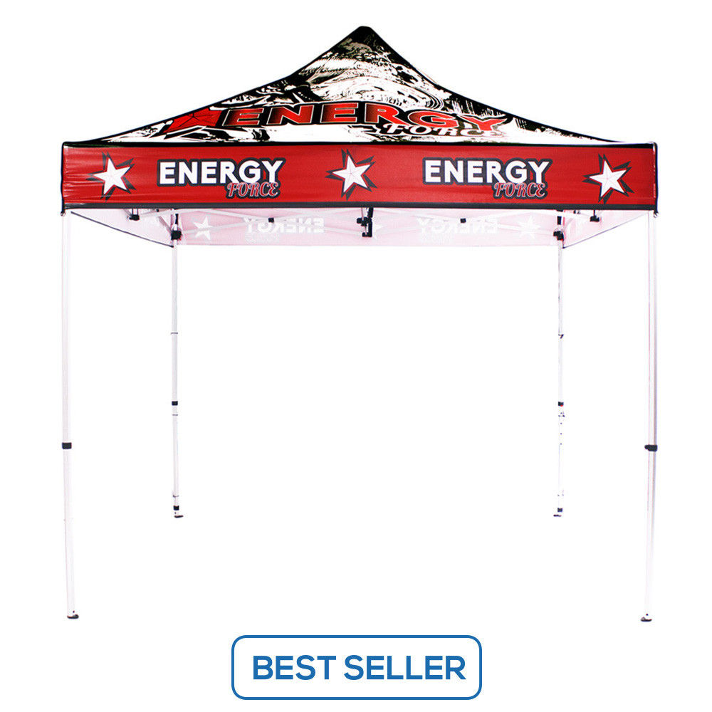 10 Ft. Casita Canopy Tent - Aluminum - Full-Color UV Print Graphic Package
