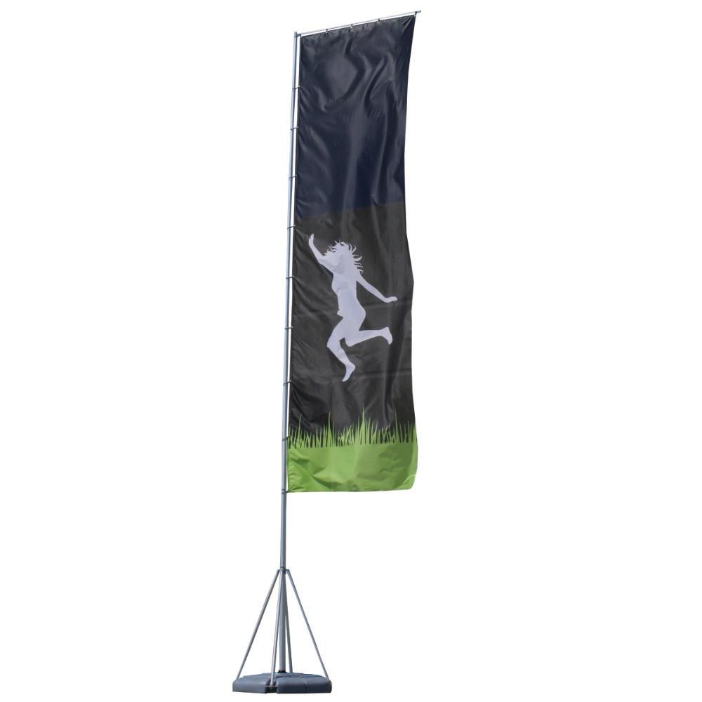 Mondo Flagpole 23 Ft. Single-Sided Graphic Package