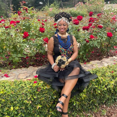 Wearing a Black Wedding Dress