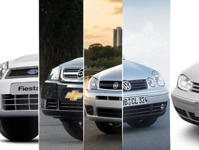 5 carros