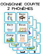 Consonne courte 2 phonèmes | Madame Melissa
