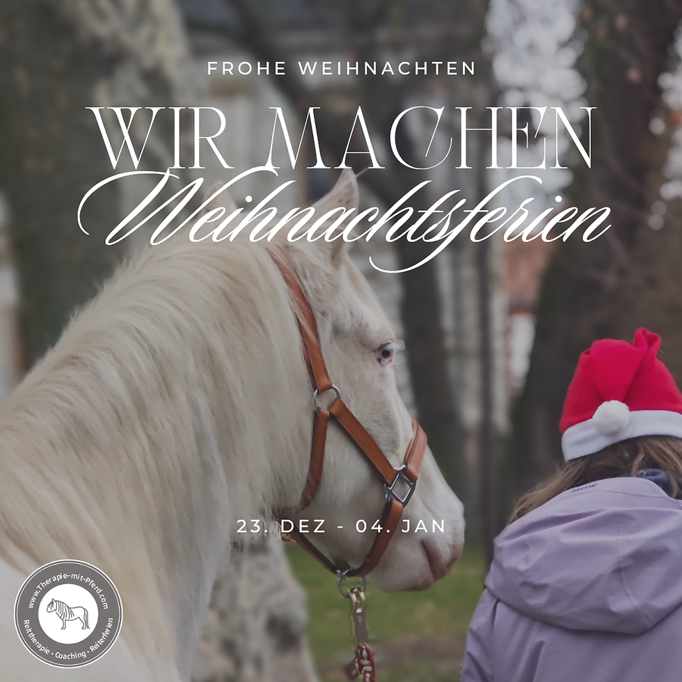 Wir machen Weihnachtsferien