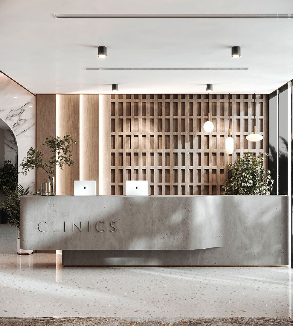 modern bir klinik bankosu örneği