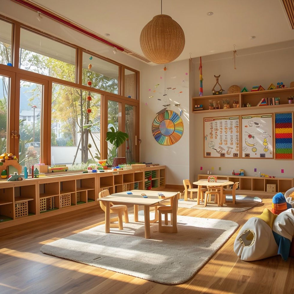 Montessori tarzı bir sınıf tasarımı