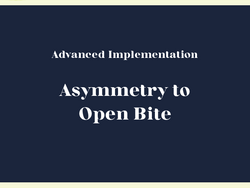 From Asymmetry to Open Bite