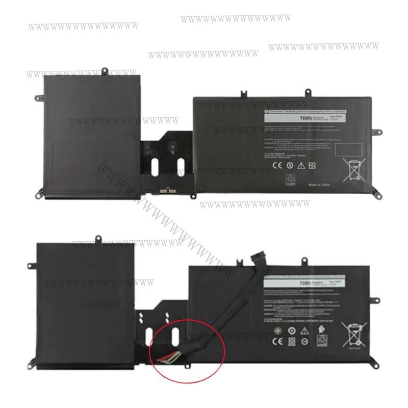 Miniatura: Bateria nova Similar 11.4V 76Wh Y9M6F para Dell Alienware M15 M17 R2 ALW1