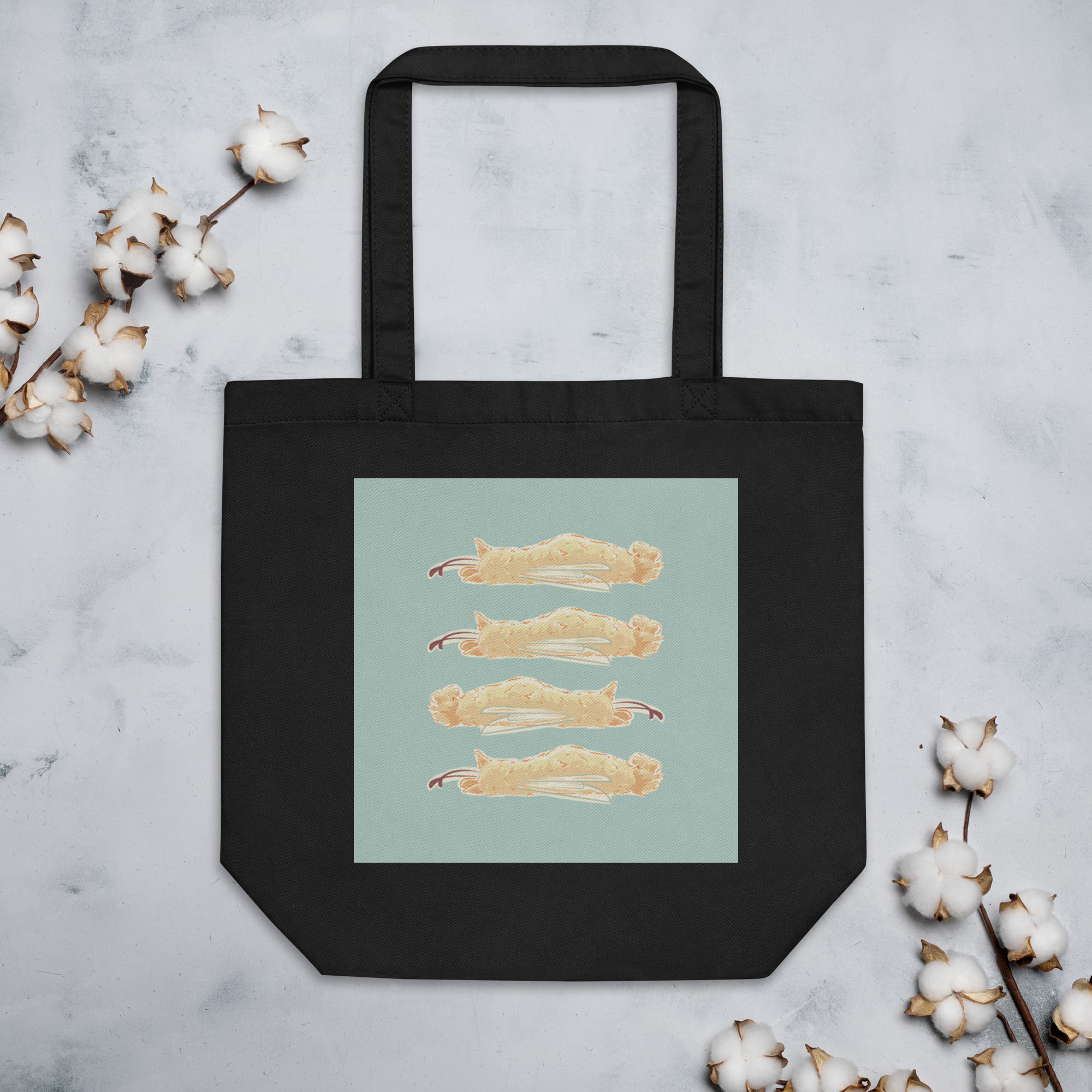 Sleeping Bumblecats Eco Tote Bag