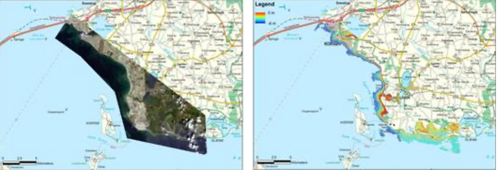 Figure 2A. Photo: GEUS and figure 2B. Photo: GEUS