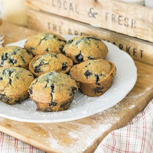 Oatmeal Blueberry Muffins