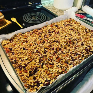 Maple Cranberry Pecan Granola