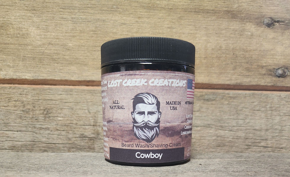 Beard Wash and Shaving Cream