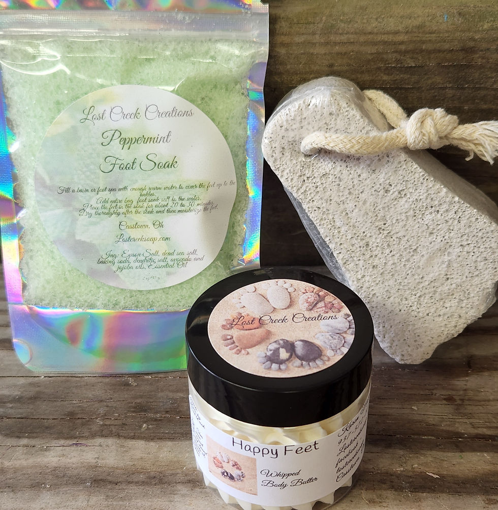 Foot Care Pack with Peppermint Soak