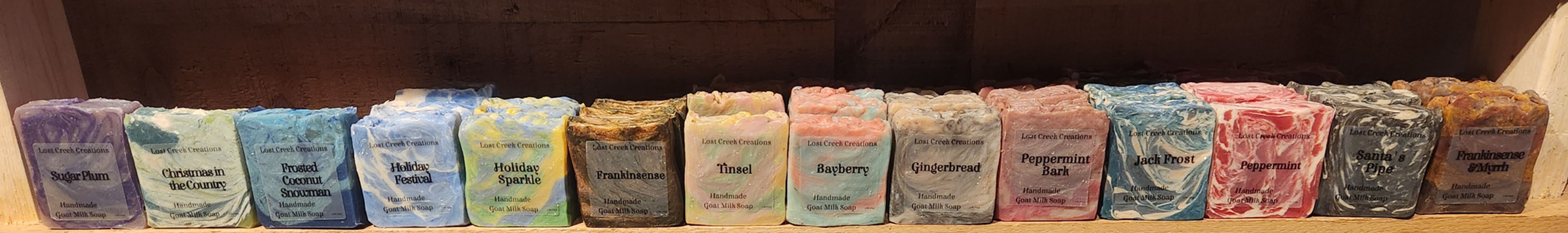 Holiday Goat Milk Soaps