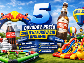 nafukovacie obluky, reklamy a maskoti reatek