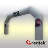 Inflatable gate U shape FIAT from Reatek 01