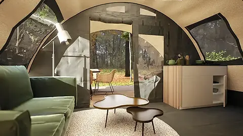 3D-Interieurvisualisatie-tent