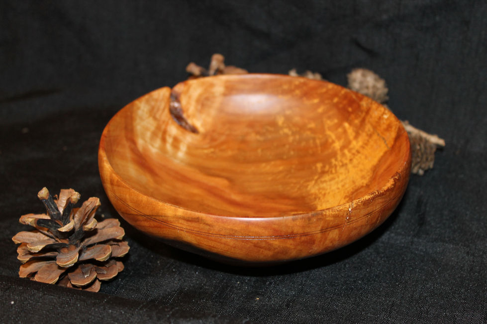 bol en bois. Loupe de Merisier.