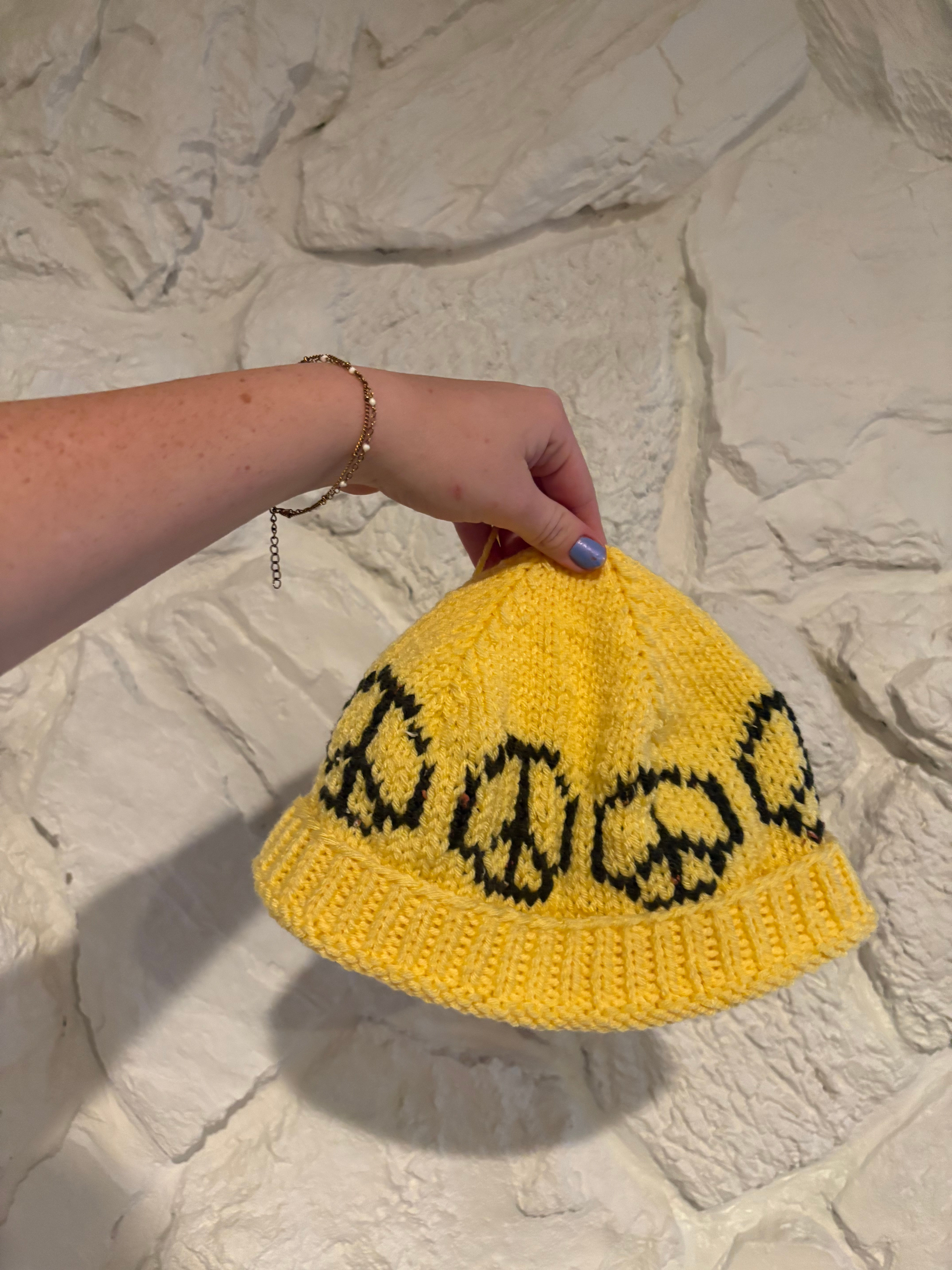 Peace-Yellow and Brown 