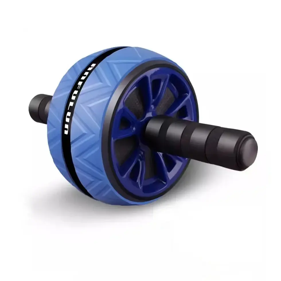 Thumbnail: Dual-Wheel Silent Ab Roller for Core Workout, Abdominal Fitness Equipment with N