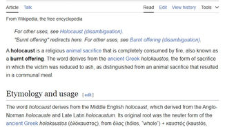משמעות המילה ׳שואה׳ לעומת ׳Holocaust׳