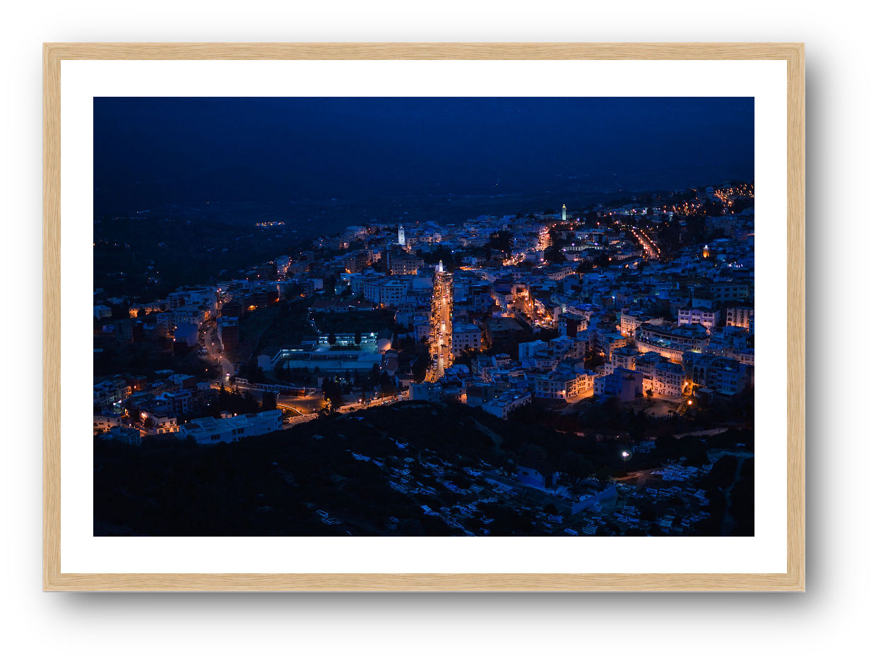 blue dusk (open collection - framed print) · Chefchaouen / Morocco · 2016