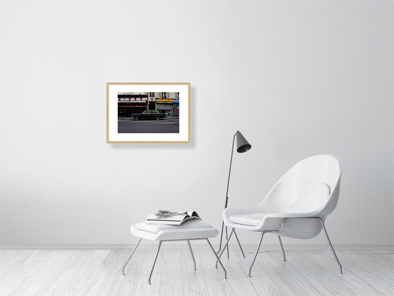 Thumbnail: black Benz (open collection - framed print) · Paris / France · 2021