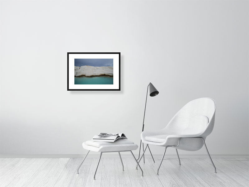 Thumbnail: her layers (open collection - framed print) · Milos / Greece · 2017