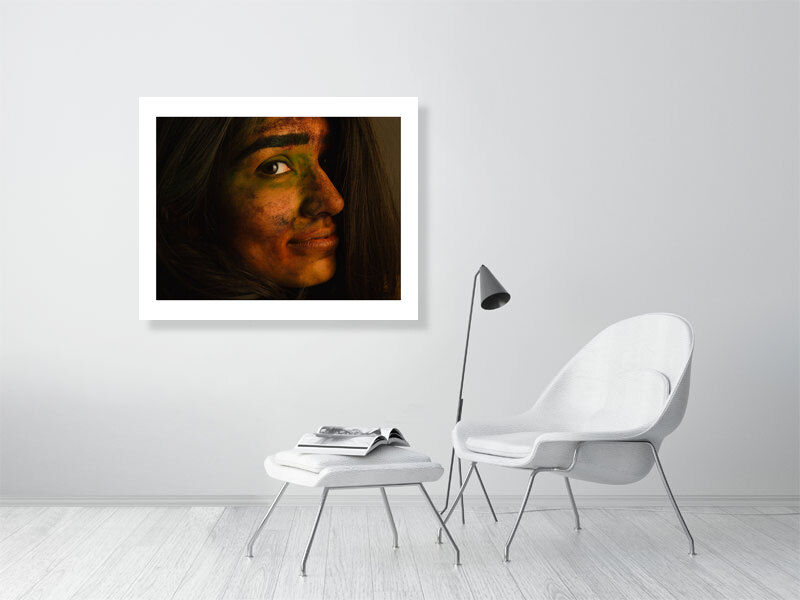 Thumbnail: holi face (open collection - white border print) · Montreal / Canada · 2016