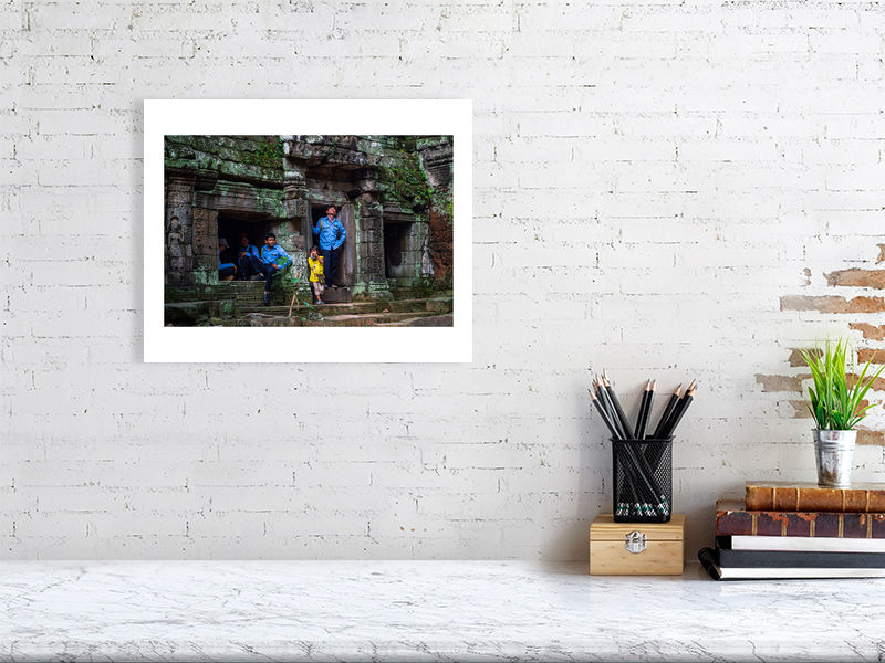 Thumbnail: guardians of the past (open collection - white border print) · Cambodia · 2015