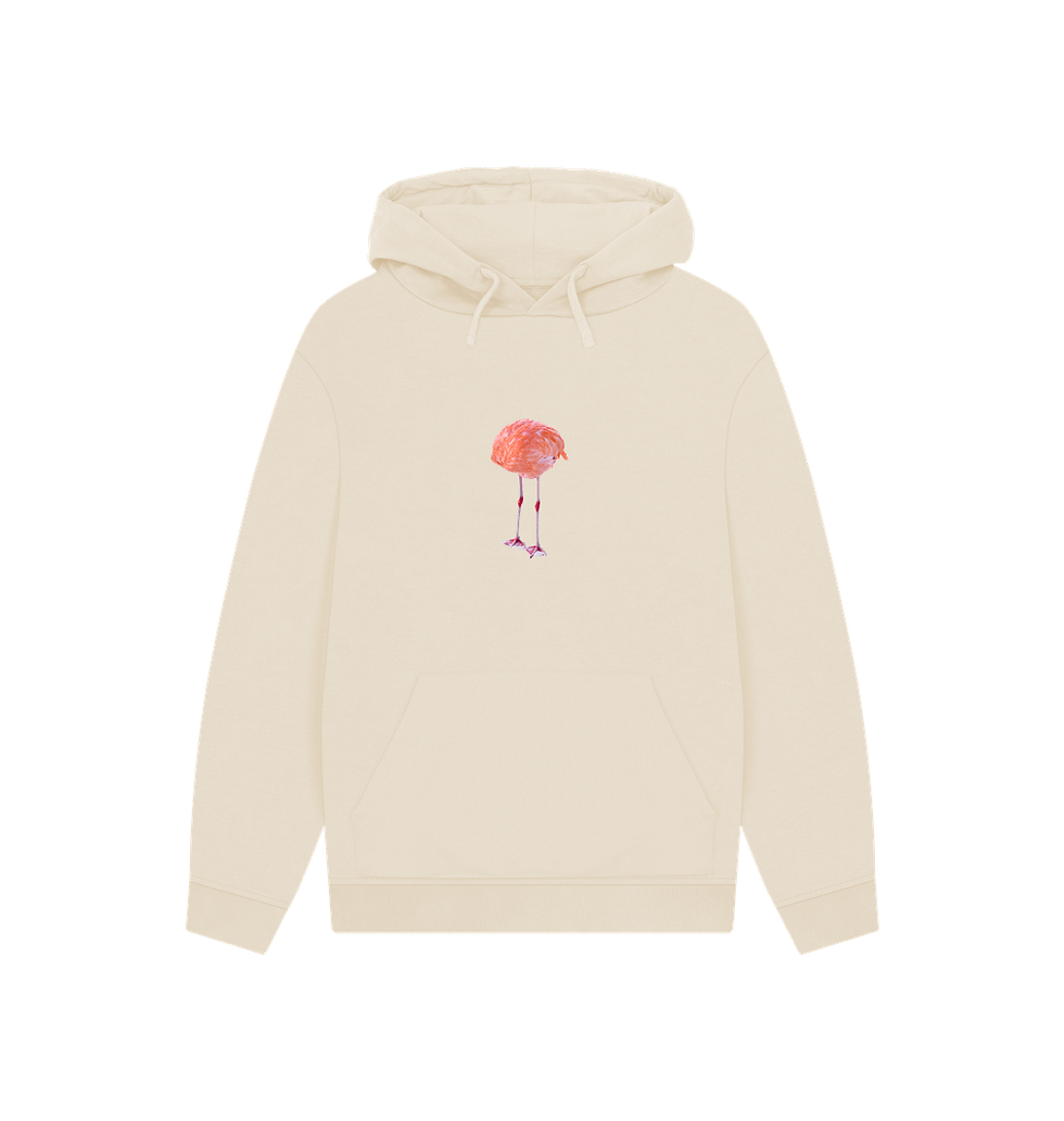 Thumbnail: F L A M I N G O N E · organic cotton fleece unisex hoodie with kangaroo pocket