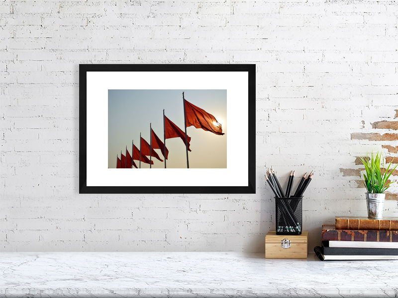 Thumbnail: crimson reminder (open collection - framed print) · Beijing / China · 2016