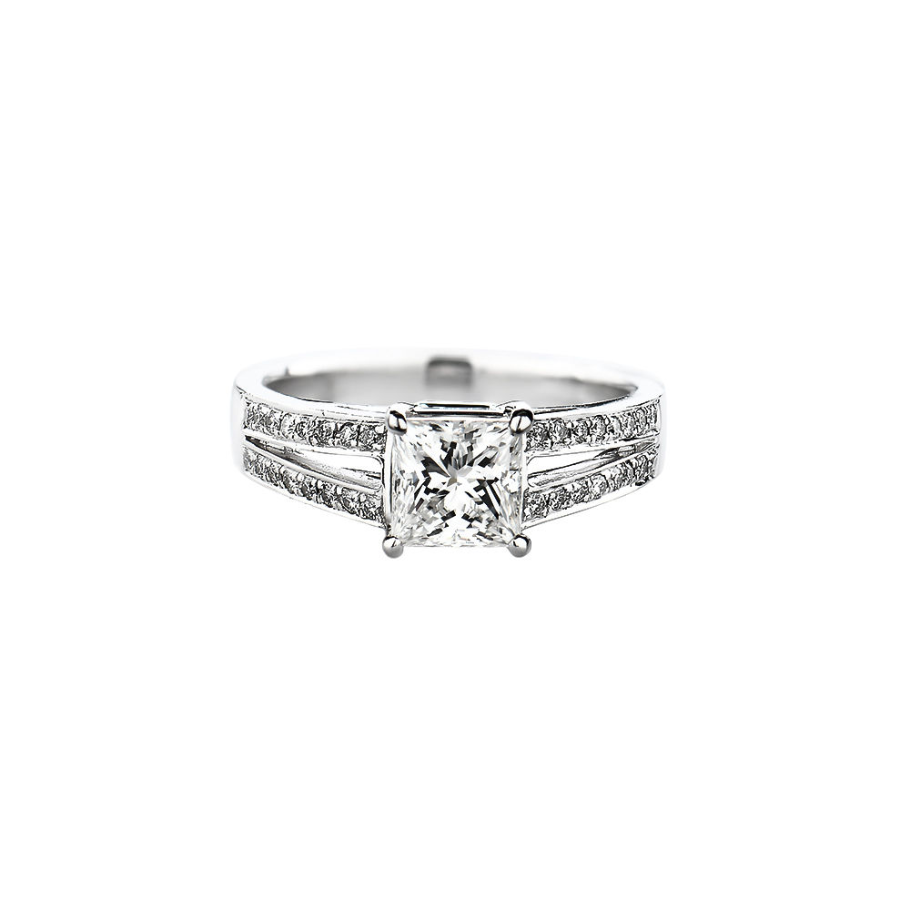 Avila Princess Cut Diamond Ring