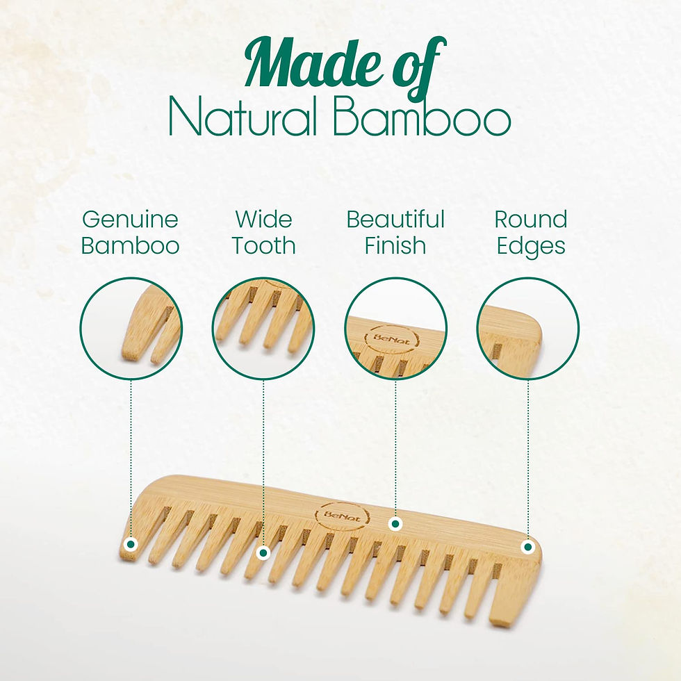 Thumbnail: All-Natural Bamboo Hair Comb