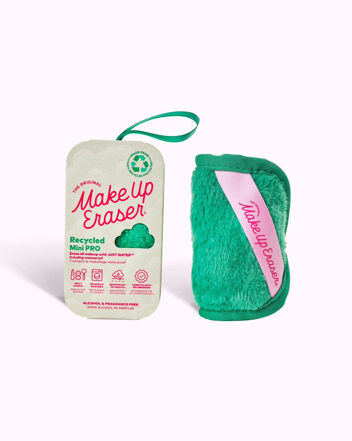 The Original MakeUp Eraser 100% Recycled Mini PRO Erase All Makeup With Just Wat