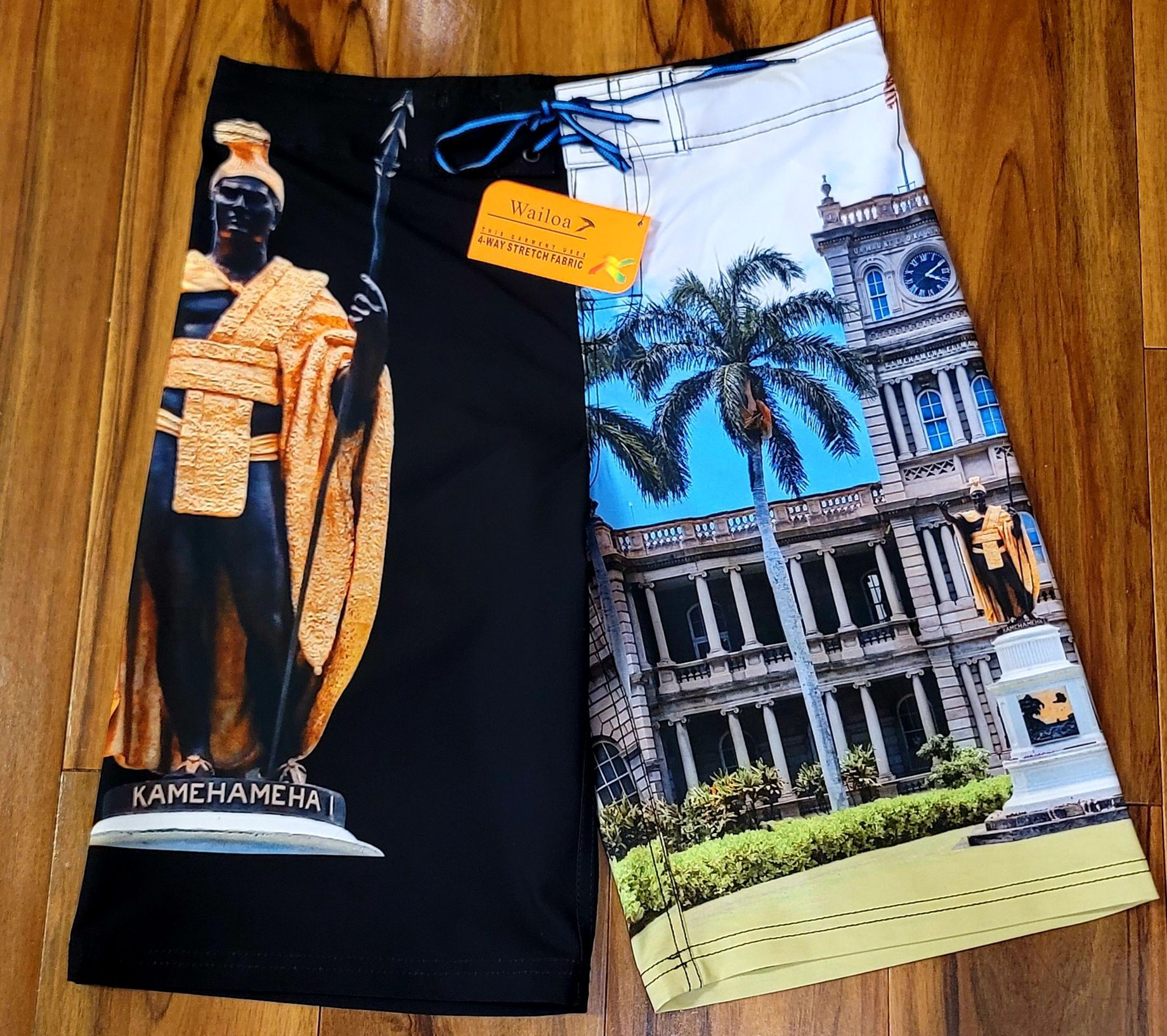 Kid's 4 WAY STRETCH Board Short STYLE#XC21-47"King/Palace"