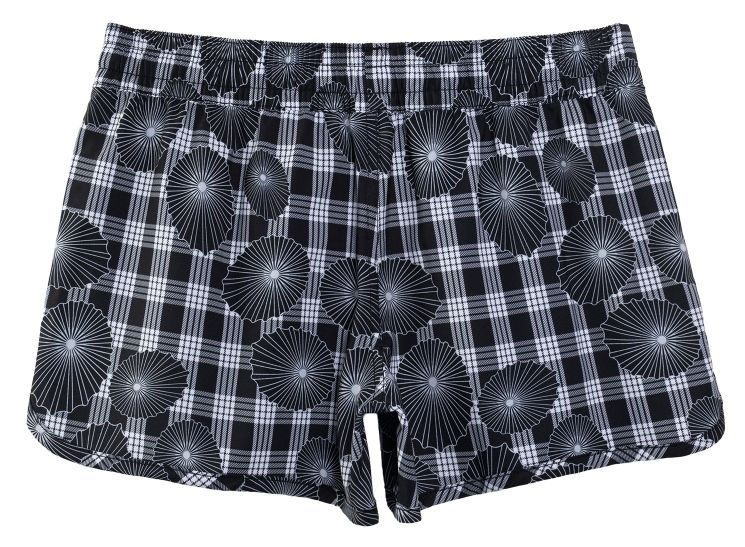 Thumbnail: LADY VOLLEY SHORT STYLE#LD26-1 "BLACK OPIHI PALAKA"